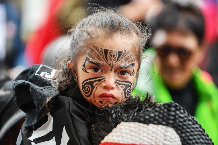 Booming Indigenous Maori "haka" chants rang out across New Zealand's capital on November 19, as thousands rallied against a conservative proposal accused of stoking racial divisions.