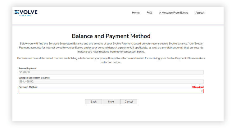 Zach Jacobs decided to act after logging onto Evolve’s website on Nov. 4 to find he was getting just $128.68 of his $94,468.92 in deposits.