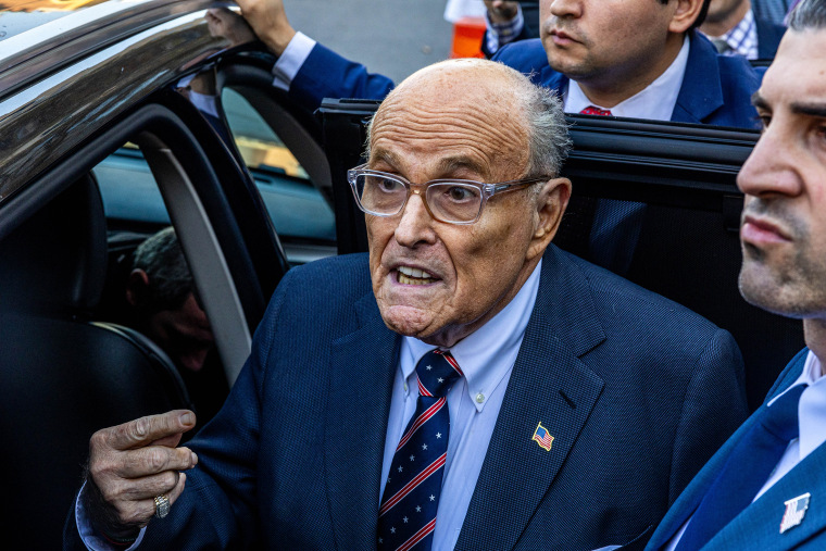 Rudy Giuliani Returns To Court After Missing Deadline To Surrender Assets