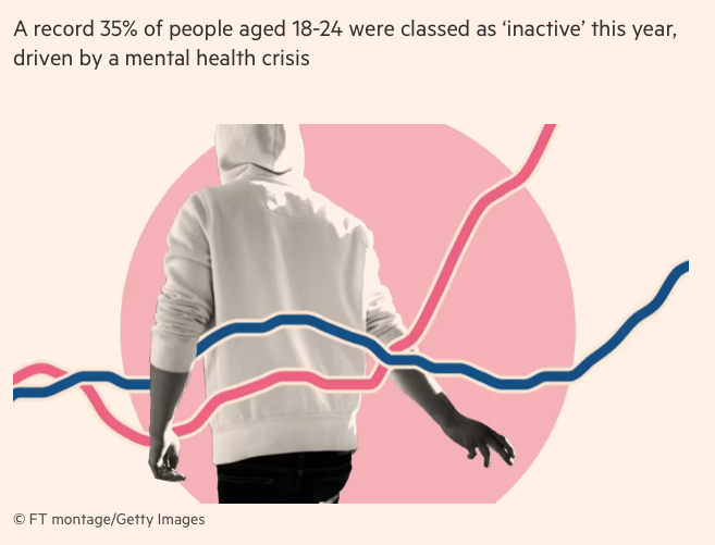 Financial Times analysis young Britons out of work