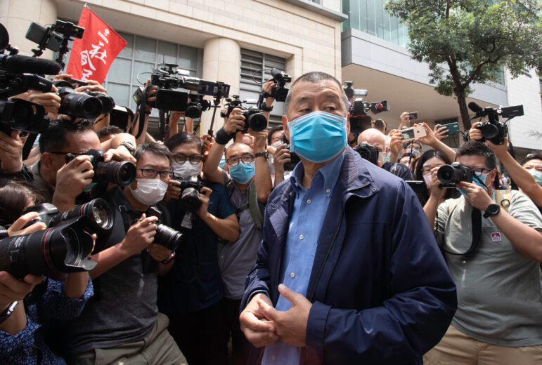 Jimmy Lai, publisher of Hong Kong's Apple Daily newspaper, has been in a maximum security prison for almost four years, facing charges for his pro-democracy reporting that the Chinese government has claimed involved breaching national security and colluding with foreign governments. 