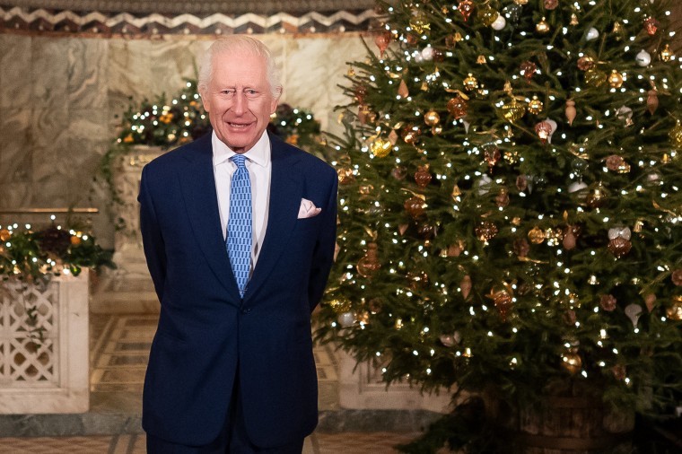 Image: BESTPIX - King Charles III Records His Christmas Day Broadcast