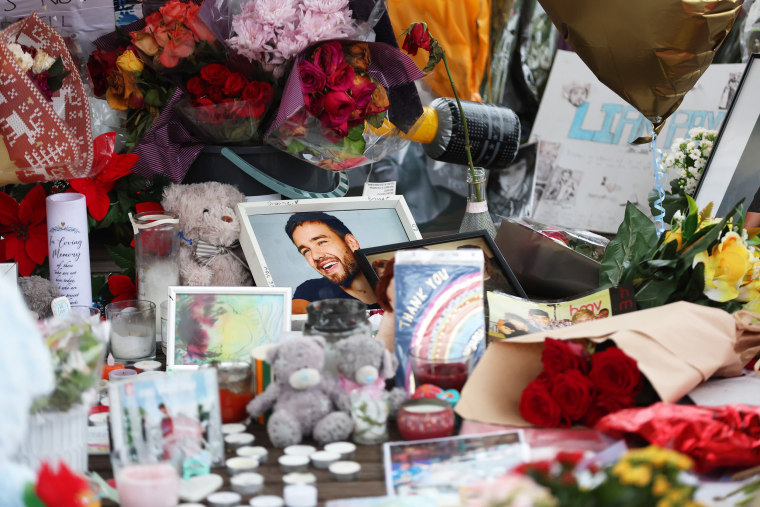 Image: Liam Payne Fans Leave Tributes In His Hometown Of Wolverhampton