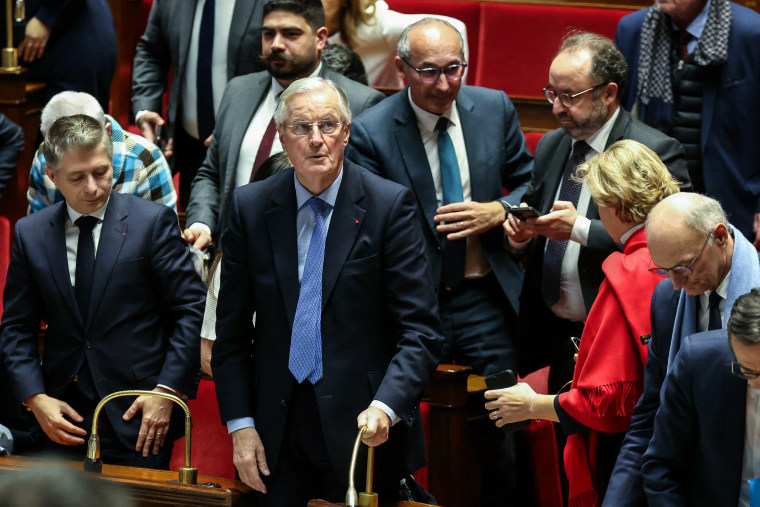 Image: French Prime Minister Michel Barnier