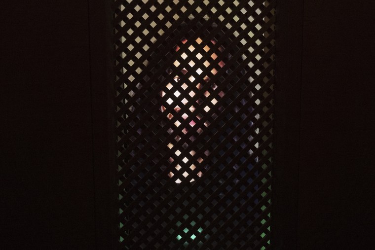 AI Jesus confessional booth in Switzerland