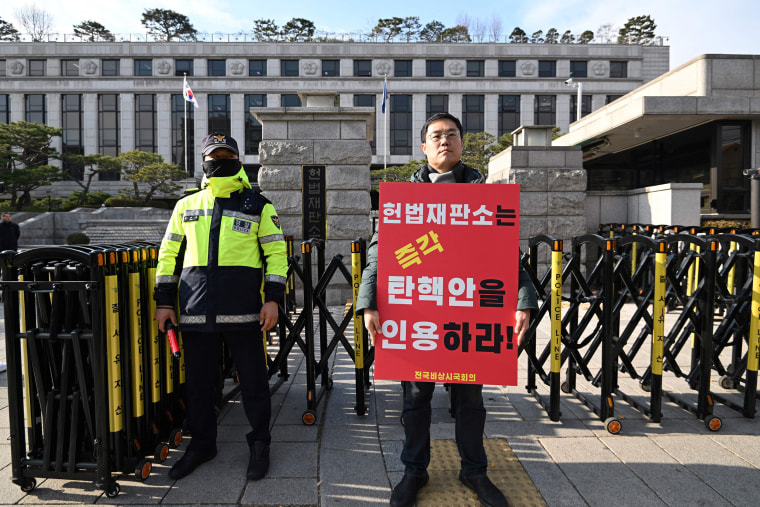 South Korea's constitutional court kicked off proceedings on December 16, over the impeachment of President Yoon Suk Yeol, who has been suspended from office over his failed bid to impose martial law. 