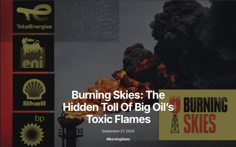 Environmental Investigative Forum Burning Skies collaborative investigation gas flaring