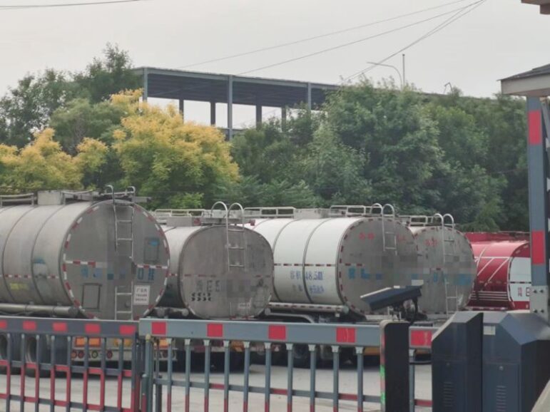 Tanker trucks in China