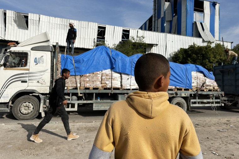 Aid arrives into Gaza