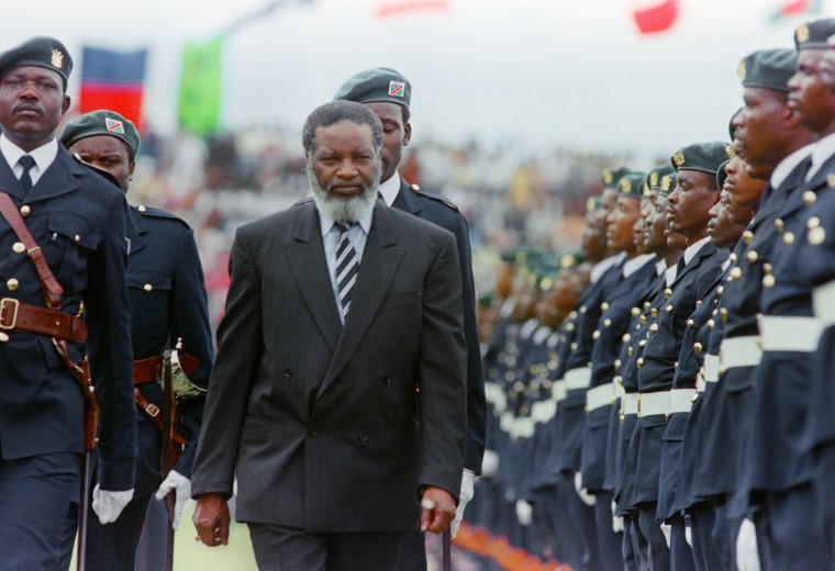 Image: FILE - Sam Nujoma, Namibia's First President, Dies At 95