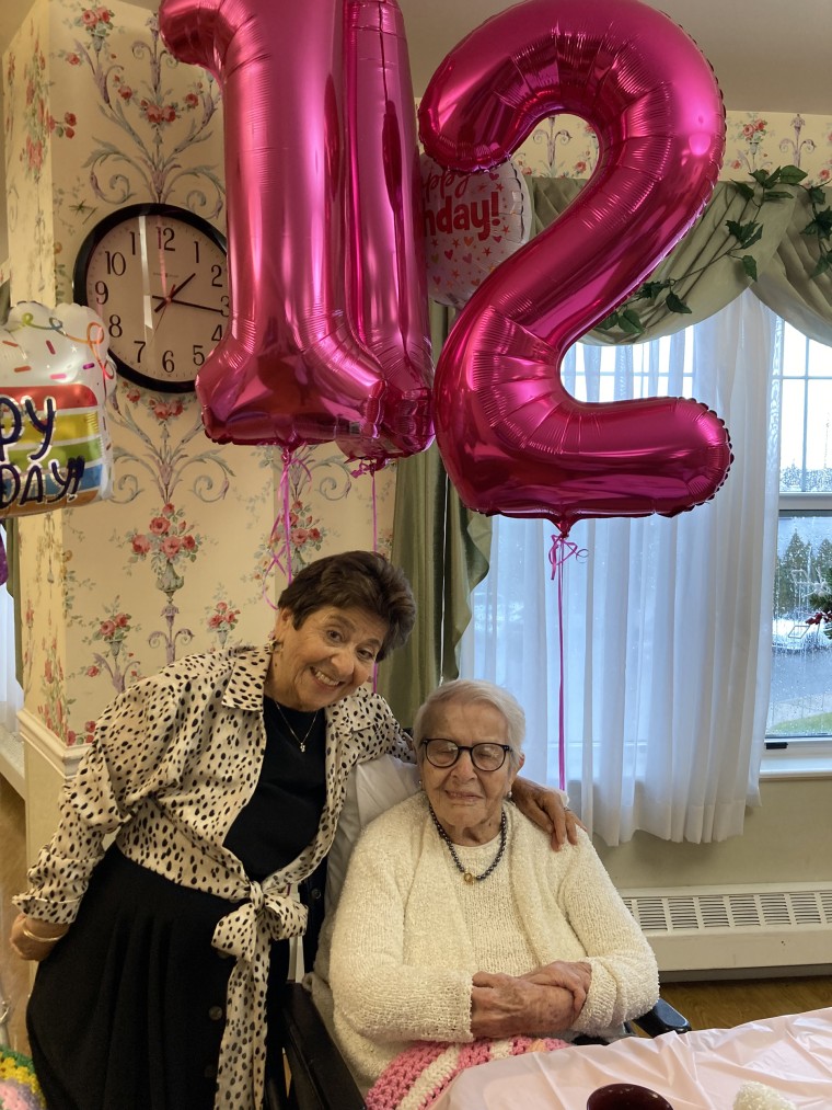 Rose Girone and her daughter Reha Bennicasa. OLDEST HOLOCAUST SURVIVOR.