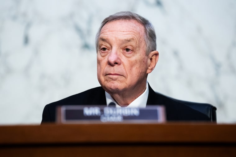 Sen. Dick Durbin, D-Ill. at a hearing