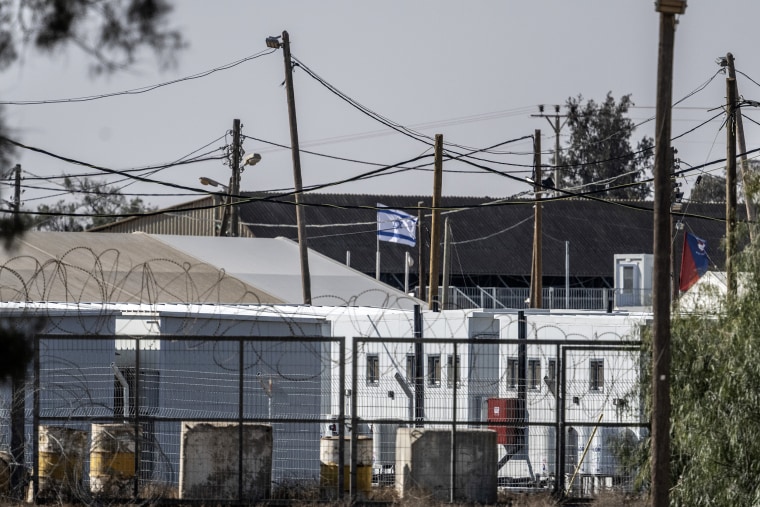 Sde Teiman prison in the Negev Desert