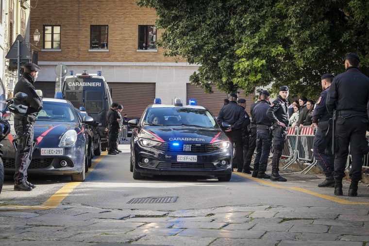 Italian police arrest over 180 suspected Cosa Nostra members, Palermo, Italy - 11 Feb 2025