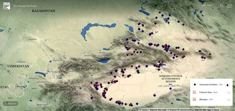 China has built hundreds of detention centers along the border of its Xinjiang Uyghur Autonomous Region and the eastern frontiers of Kazakhstan, Kyrgyzstan, and Tajikistan, making those countries a common landing spot for refugees fleeing Chinese repression.