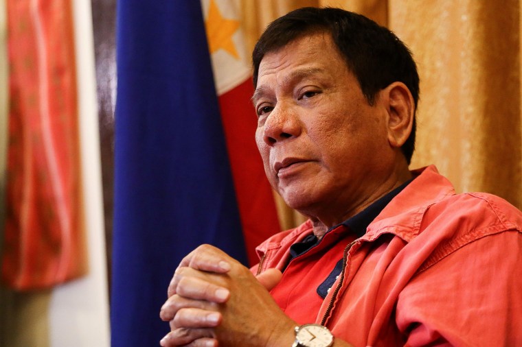 Former Philippine Rodrigo Duterte