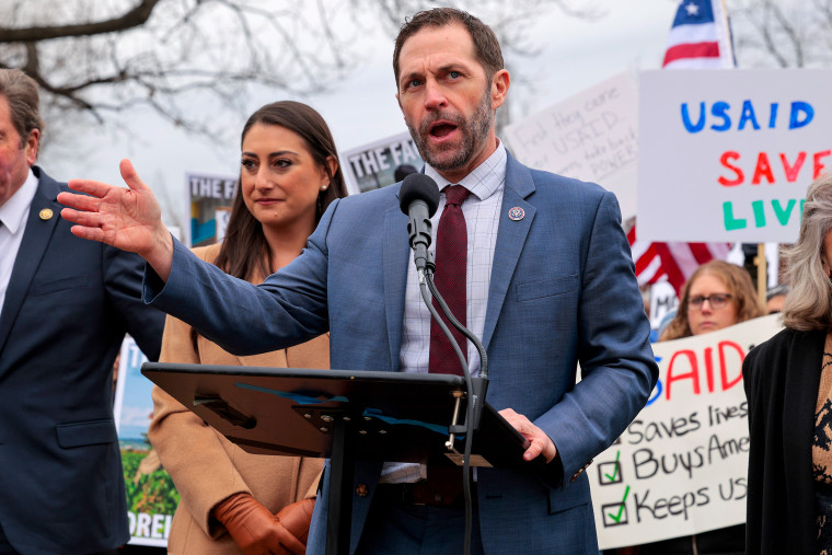 Image: Rally Held In Support Of USAid As Trump Administration Works To Disrupt The Agency