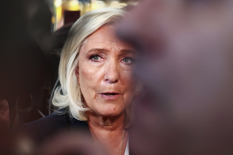 Marine Le Pen in Paris