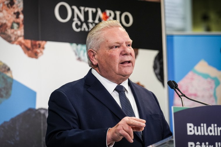 Ontario Premier Doug Ford