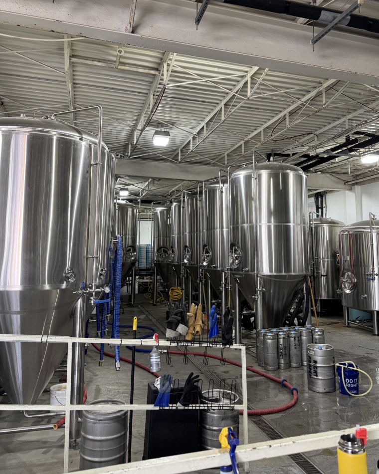 Vats at Right Proper Brewing.