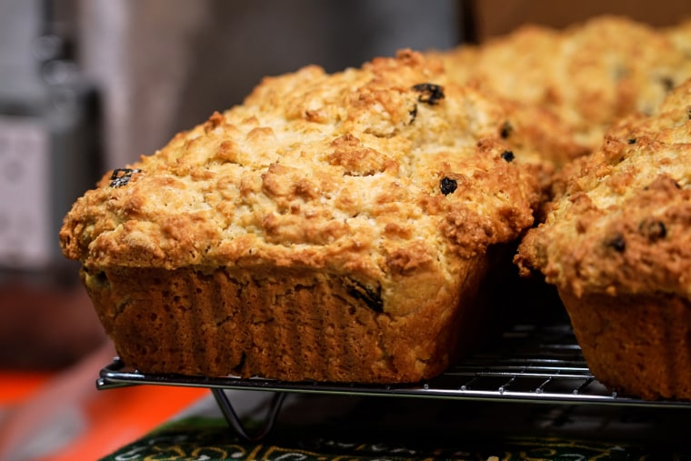 Mary O'Halloran's Irish soda bread loaf.