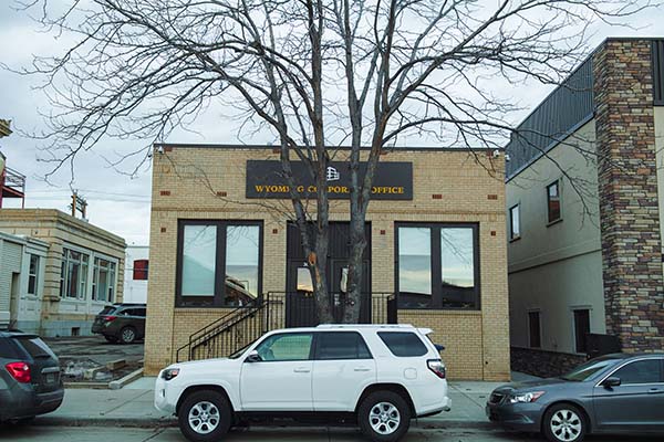 Photo of a small post office building